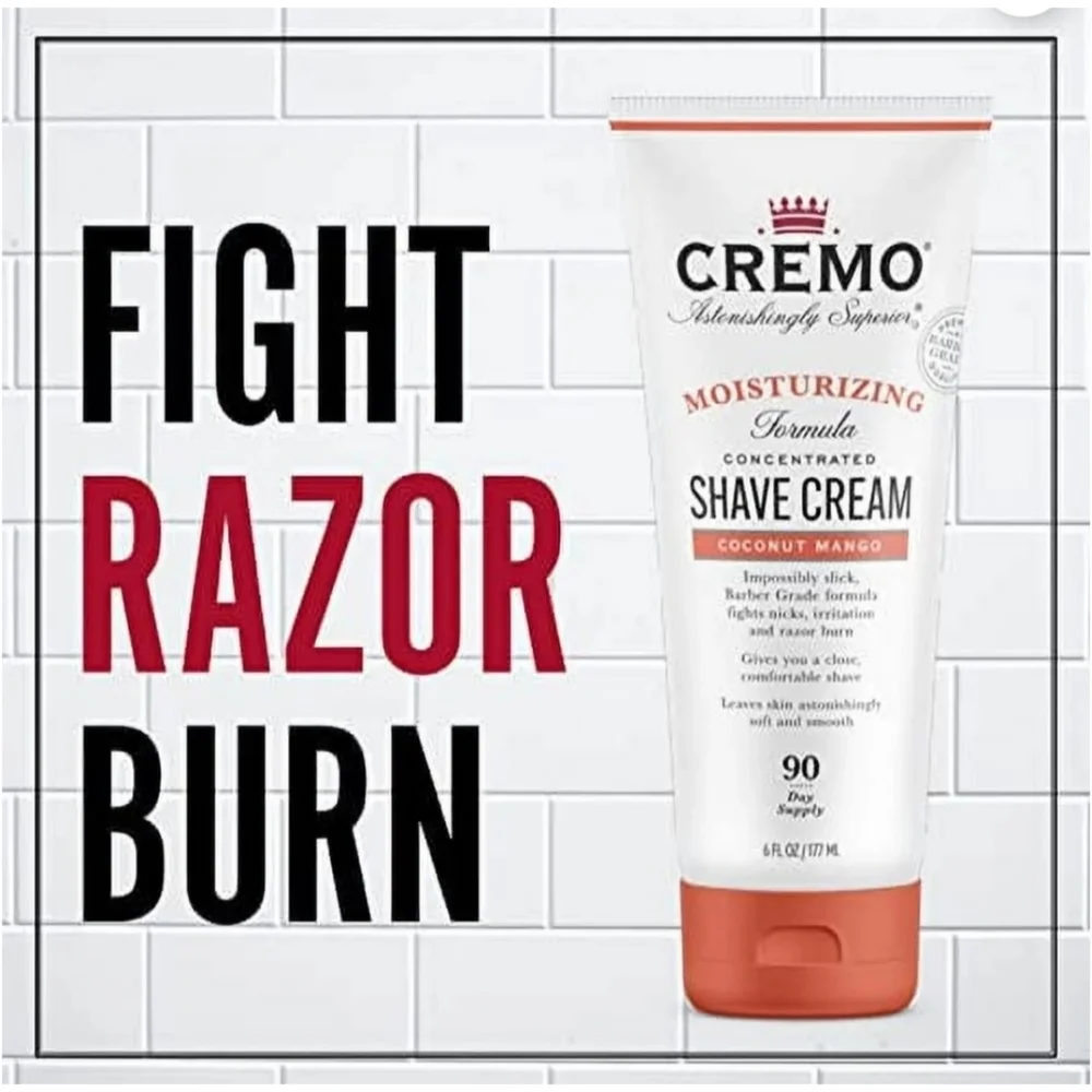 NEW CREMO Moisturizing Shave Cream